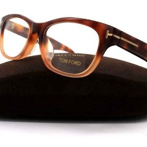 New TOM FORD Frames Acetate Tortoise Eyeglasses TF5425-F 56A 53-17-140 Unisex